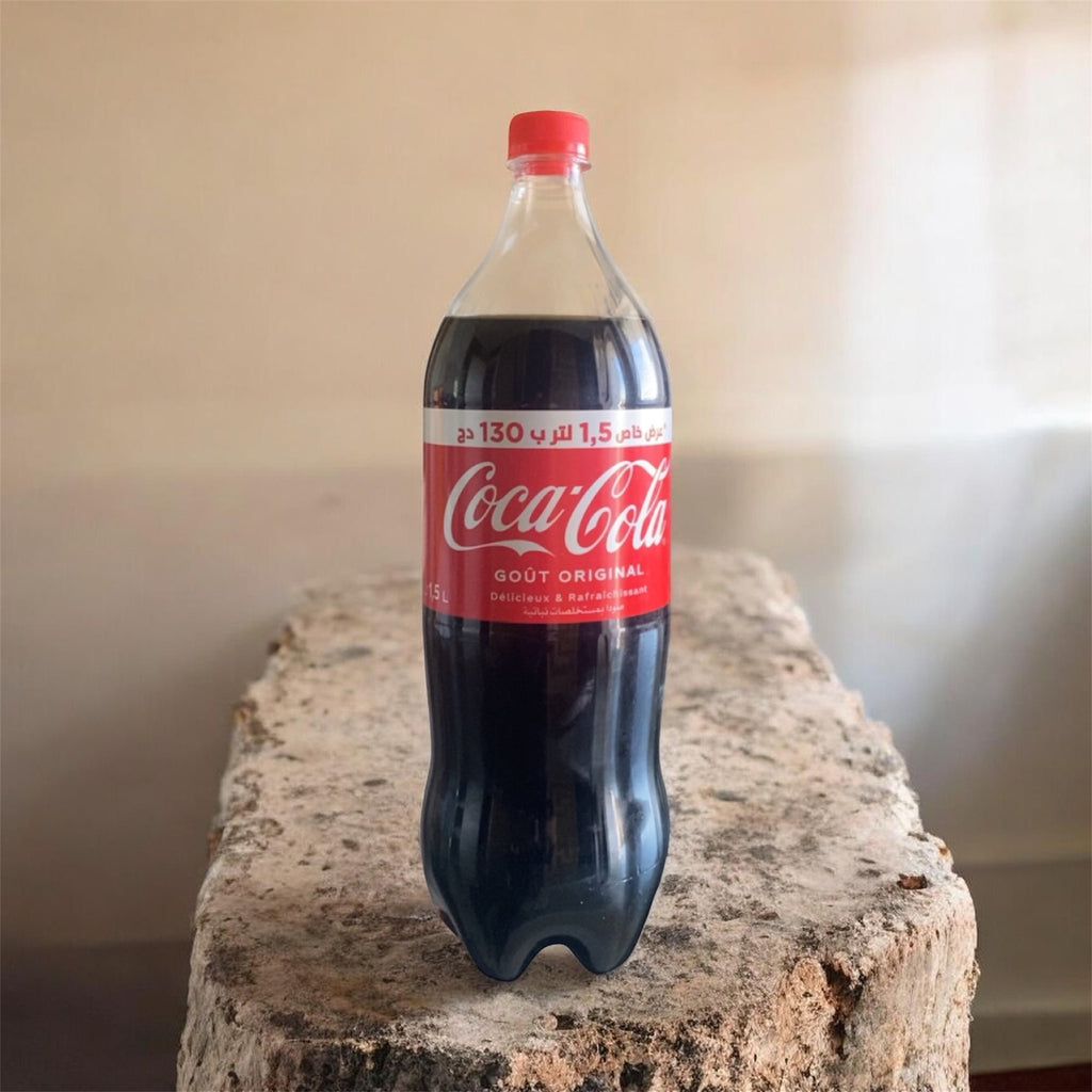 Coca Cola Algérie, Boisson Gazeuse Rafraîchissante, 1L5, pack minimum de 5 bouteilles