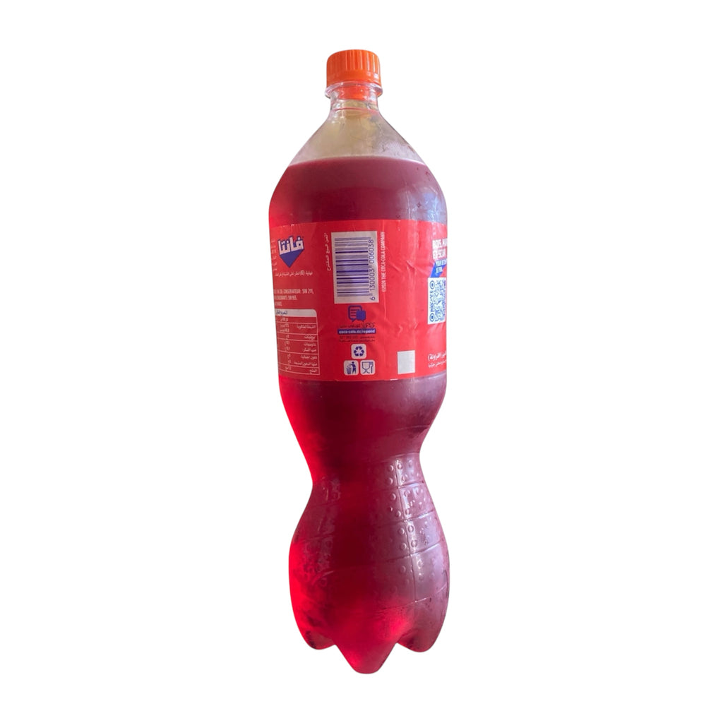 Fanta Algérie, Saveur Fraise, Boisson Gazeuse Rafraîchissante, 2L, pack minimum de 4 bouteilles