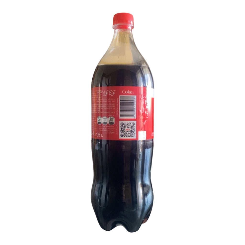 Coca Cola Algérie, Boisson Gazeuse Rafraîchissante, 1L5, pack minimum de 5 bouteilles